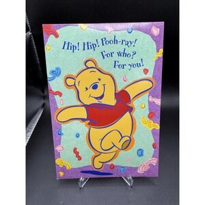 VTG Pooh Hallmark Greeting Card Celebration